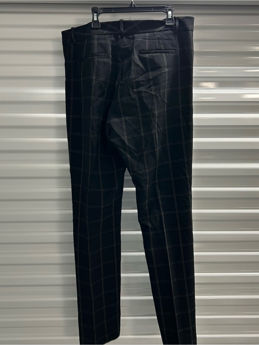 Tahari ASL Black Windowpane Dress Pants - Picture 5 of 9